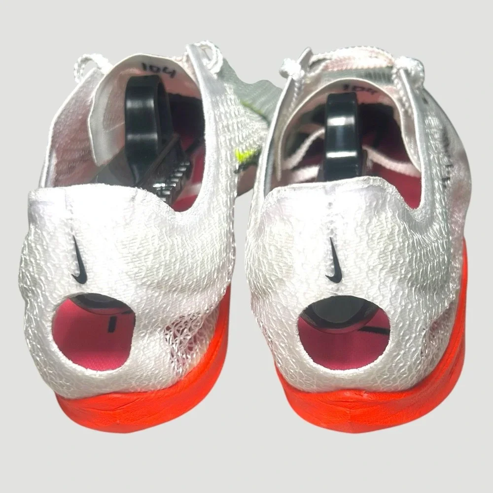 Nike Air Zoom Victory FK Mens 12 Track Shoes ‎ DJ6205-100 Rawdacious/White